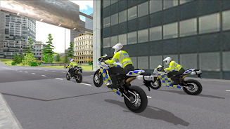 Police Motorbike Simulator 3D Ảnh chụp màn hình 1