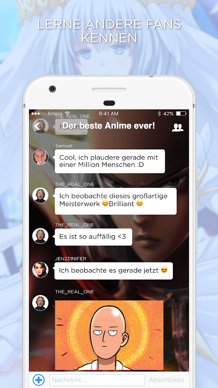 Anime und Manga Amino Deutsch स्क्रीनशॉट 1