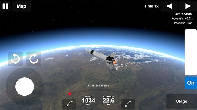 Ellipse: Rocket Simulator Captura de tela 2