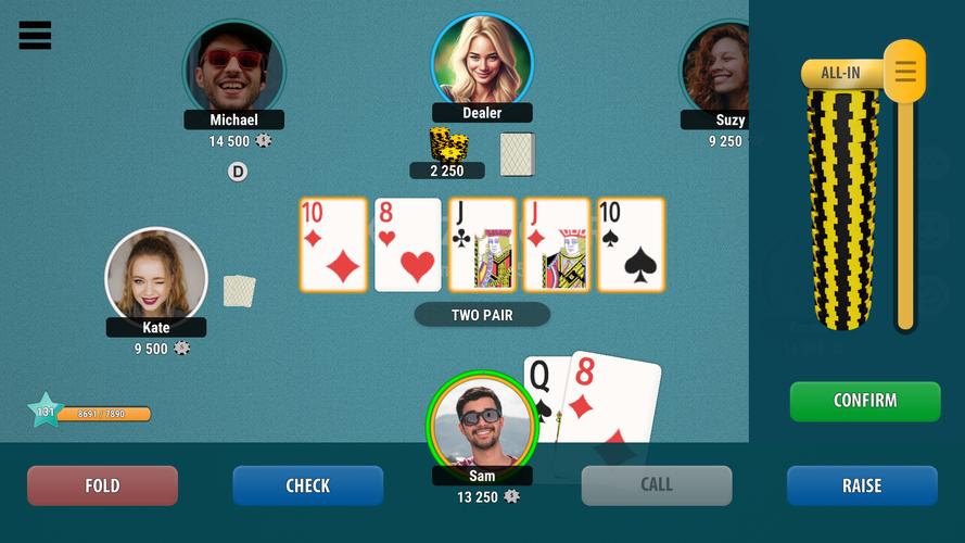 Kindza Poker স্ক্রিনশট 2