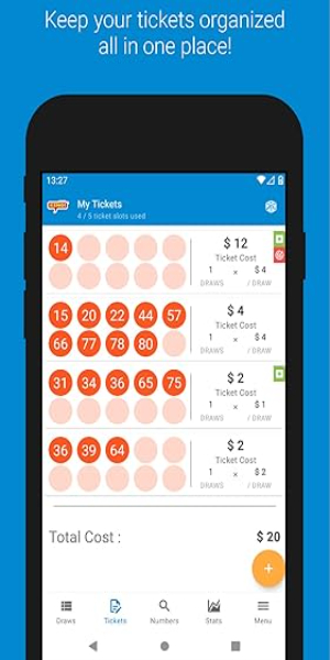 Georgia Lottery Keno : GA Live Results & Tickets Tangkapan skrin 1