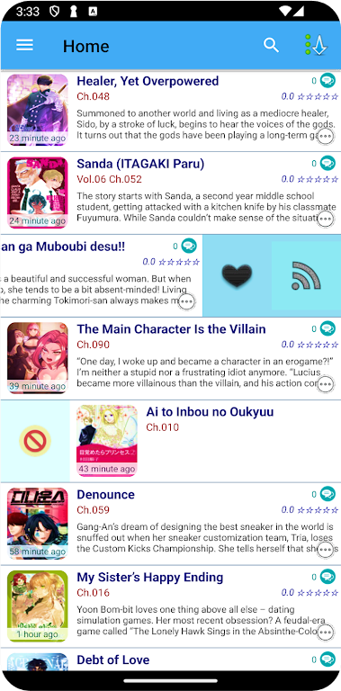 Schermata Manga World - Online Reader 2