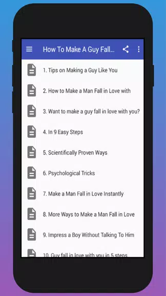 How To Make a Guy Fall in Love With You Ekran Görüntüsü 0