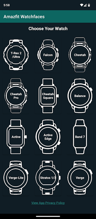 Watchfaces for Amazfit Watches स्क्रीनशॉट 0