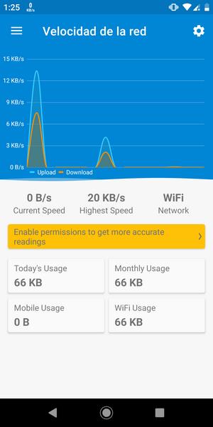 Speed Indicator - Network Speed Tangkapan skrin 1