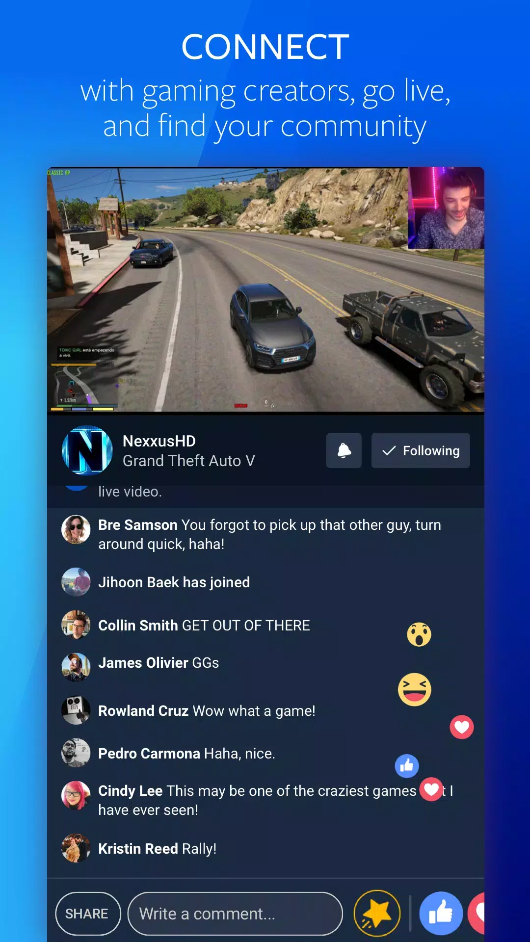 FaÇebook Gaming: Play, Watch, Schermafbeelding 2