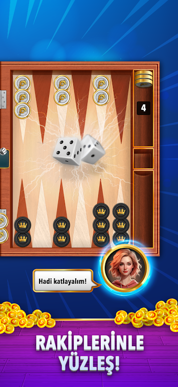 Masters of Backgammon : Online Captura de tela 1