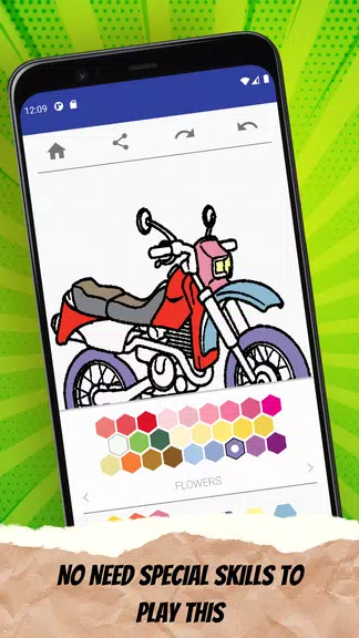 MotorBike Coloring Page應用截圖第2張