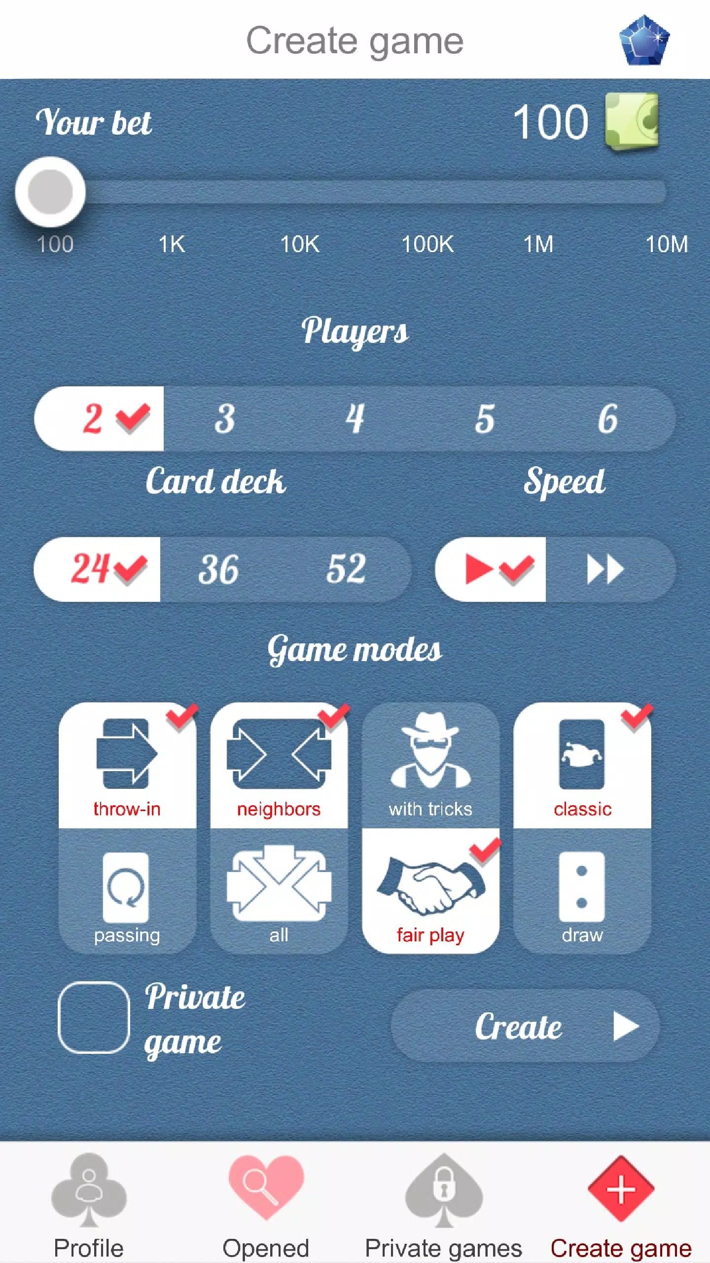 Durak Online Captura de tela 2