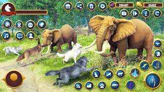 Virtual Wild Wolf Family Sim ภาพหน้าจอ 2