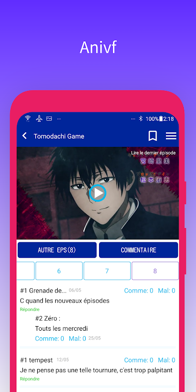 AniVF - Vostfree Animes VF S 스크린샷 2
