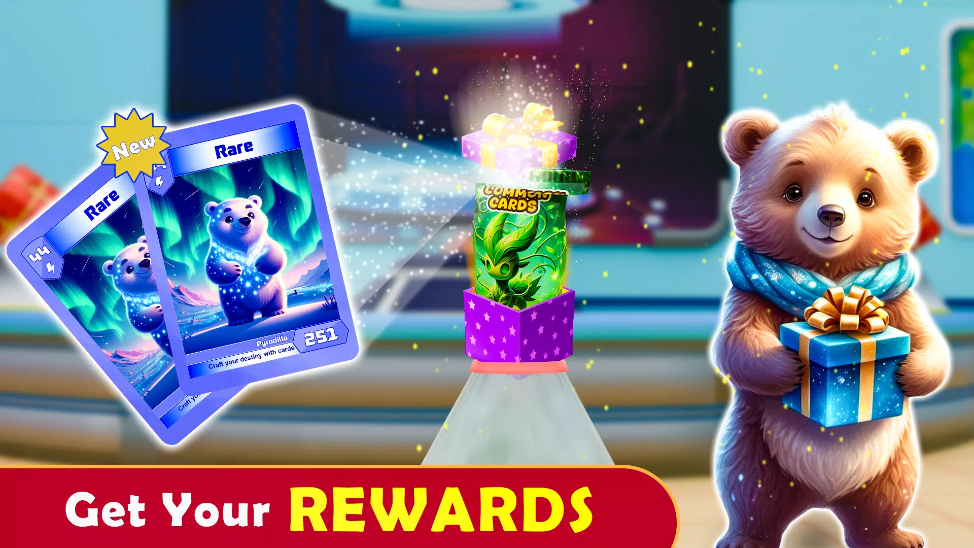 Monsters Card Collector Game ภาพหน้าจอ 3