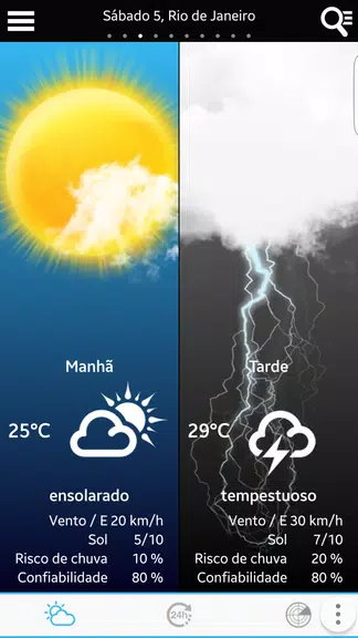 Schermata Weather for Brazil and World 0