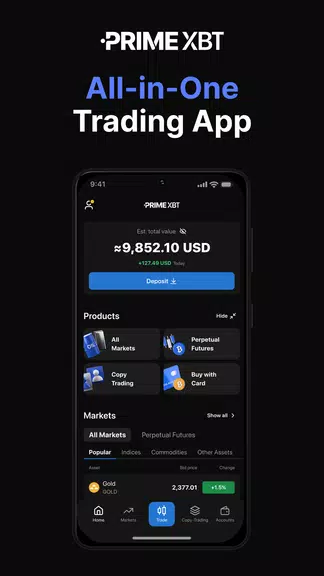 PrimeXBT Trading & Investing Скриншот 0