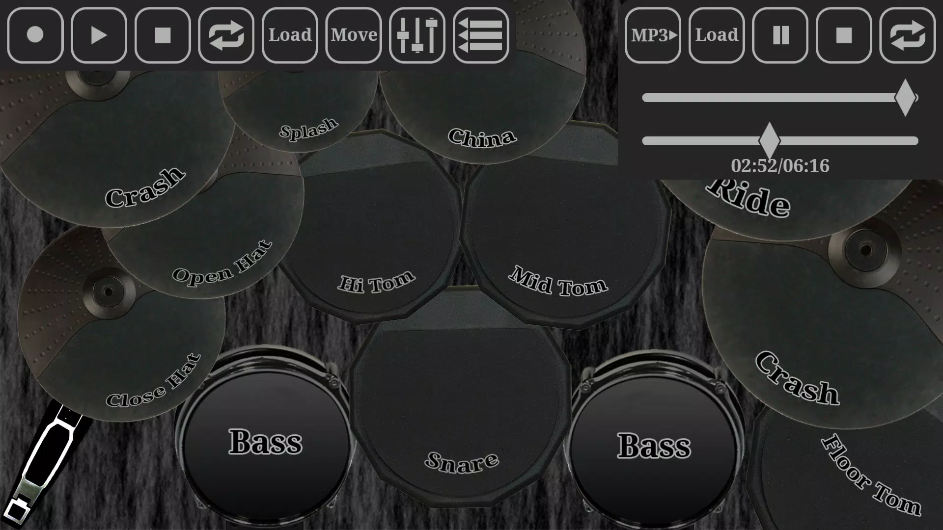 Drum kit Captura de pantalla 3