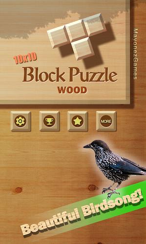 Block Puzzle Wood 1010 : Free Ảnh chụp màn hình 0