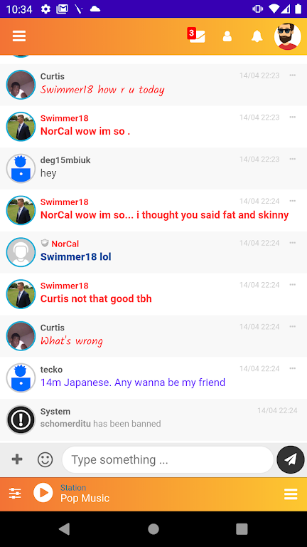 Boys Chat Rooms Скриншот 1