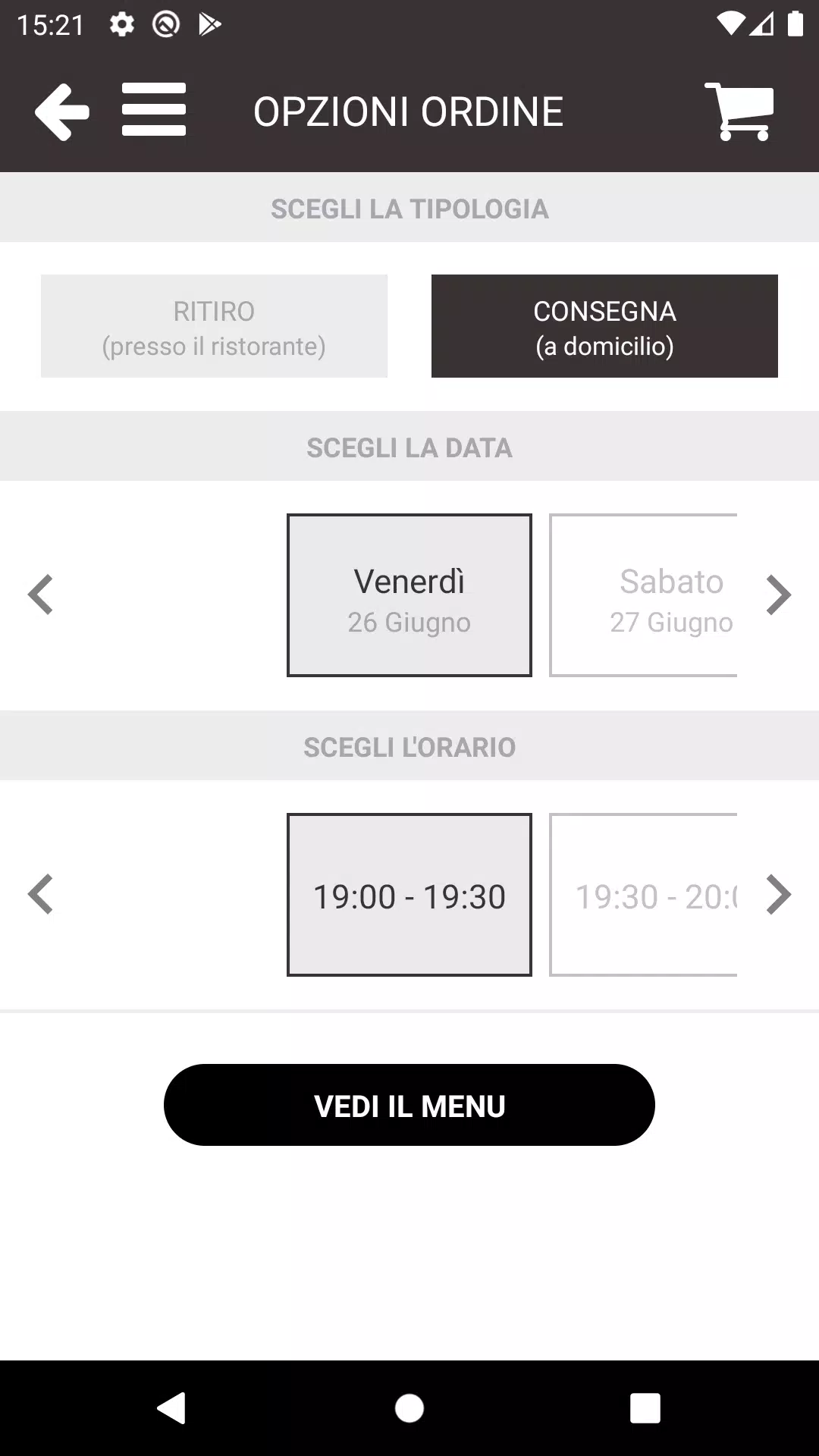 Pizzeria Dabbe Captura de pantalla 1