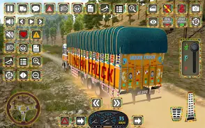 Indian Truck Offroad Cargo 3D Captura de pantalla 3