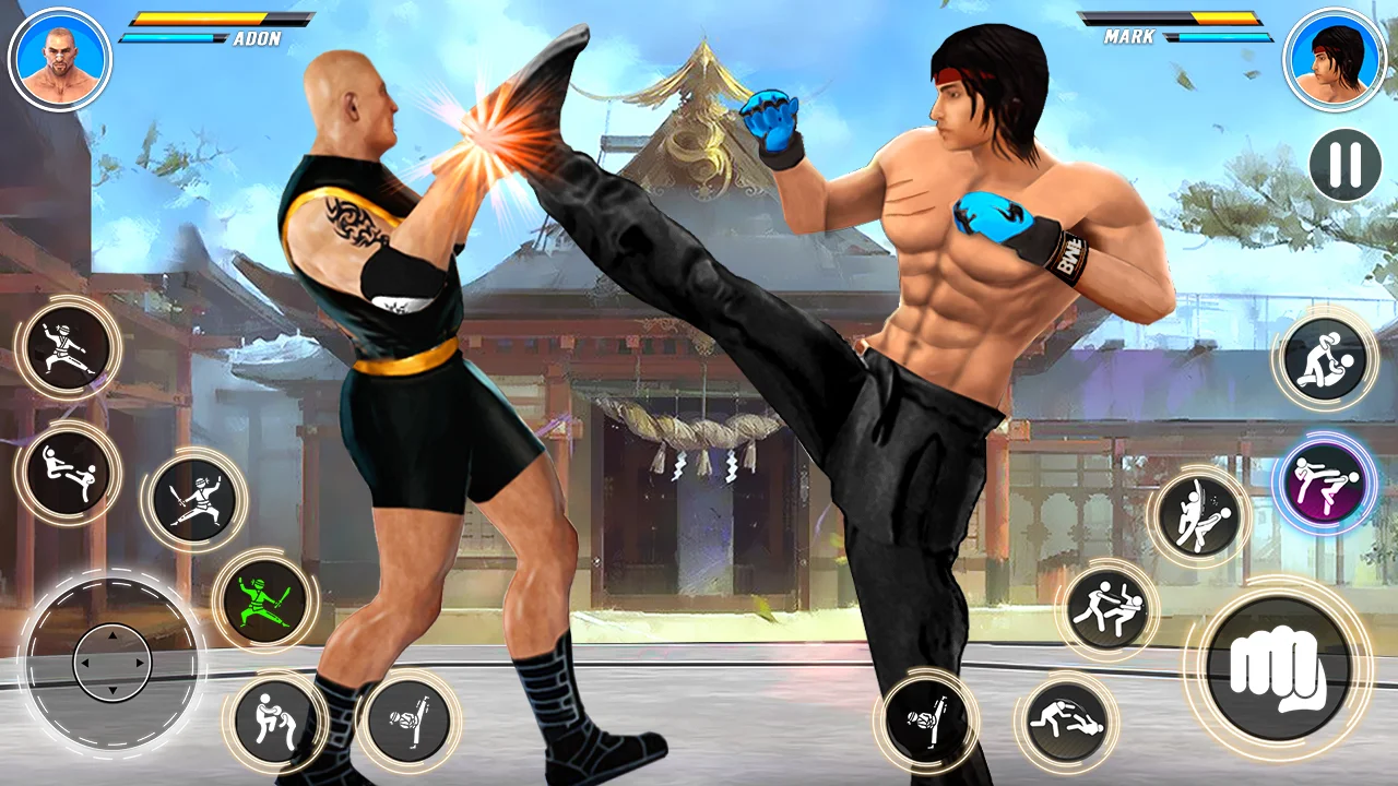 Kung Fu Games - Fighting Games ภาพหน้าจอ 1