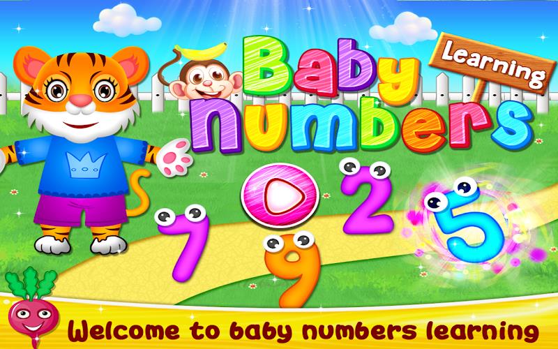 Baby Numbers Learning Game स्क्रीनशॉट 0