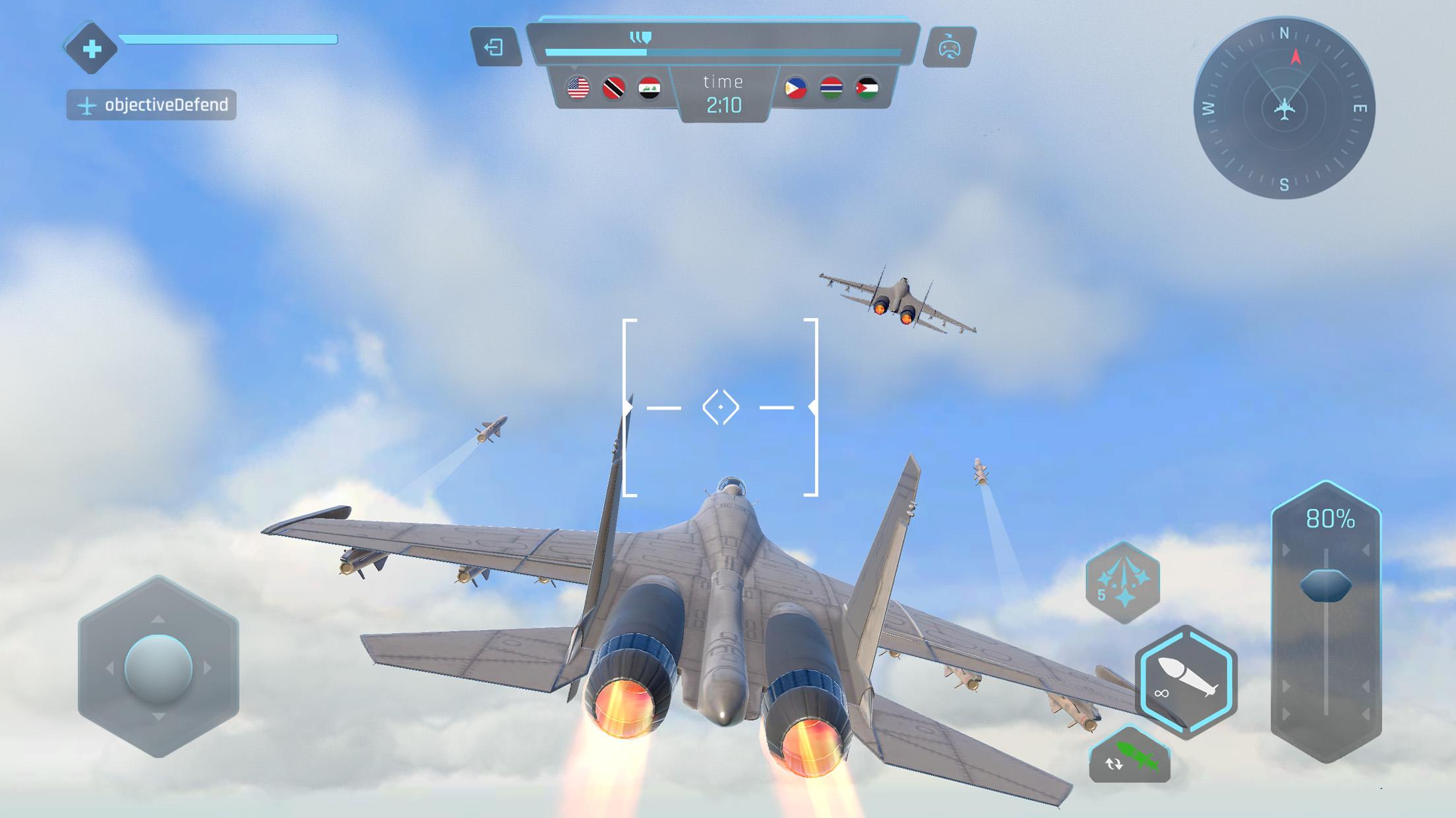 Sky Warriors: Airplane Games Screenshot 2