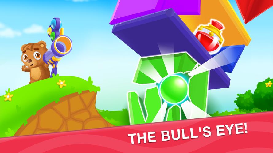 Kids shooter for bubble games Скриншот 2