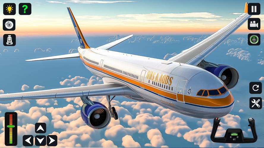 Airplane Simulator 3D Offline স্ক্রিনশট 0