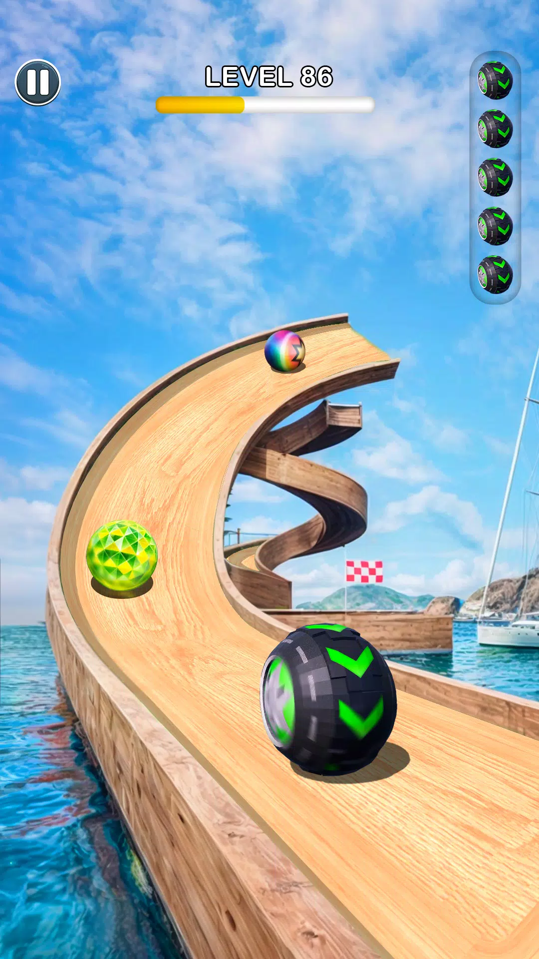 Rolling Ball Sky Escape應用截圖第2張