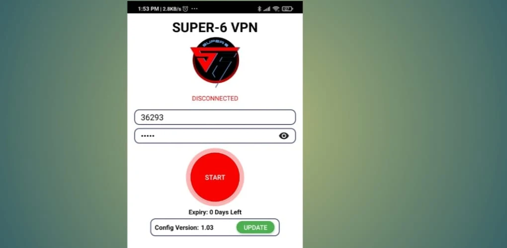 SUPER 6 VPN স্ক্রিনশট 0