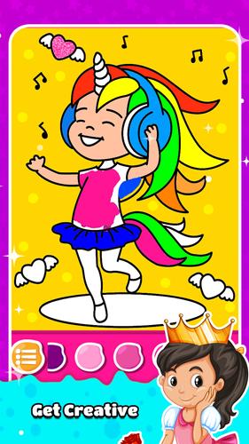 Princess Coloring Book Games 스크린샷 0