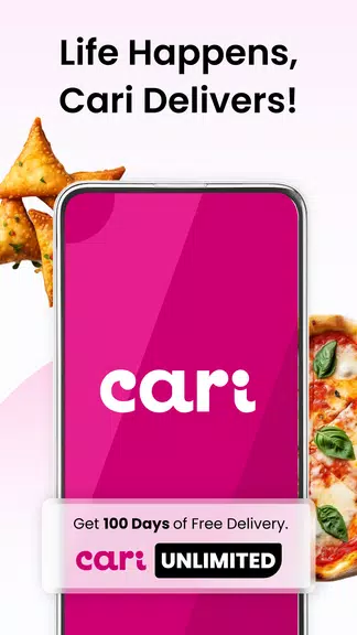 Cari: The best food delivered स्क्रीनशॉट 0
