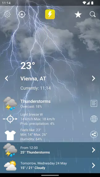 Weather XL Austria PRO应用截图第1张