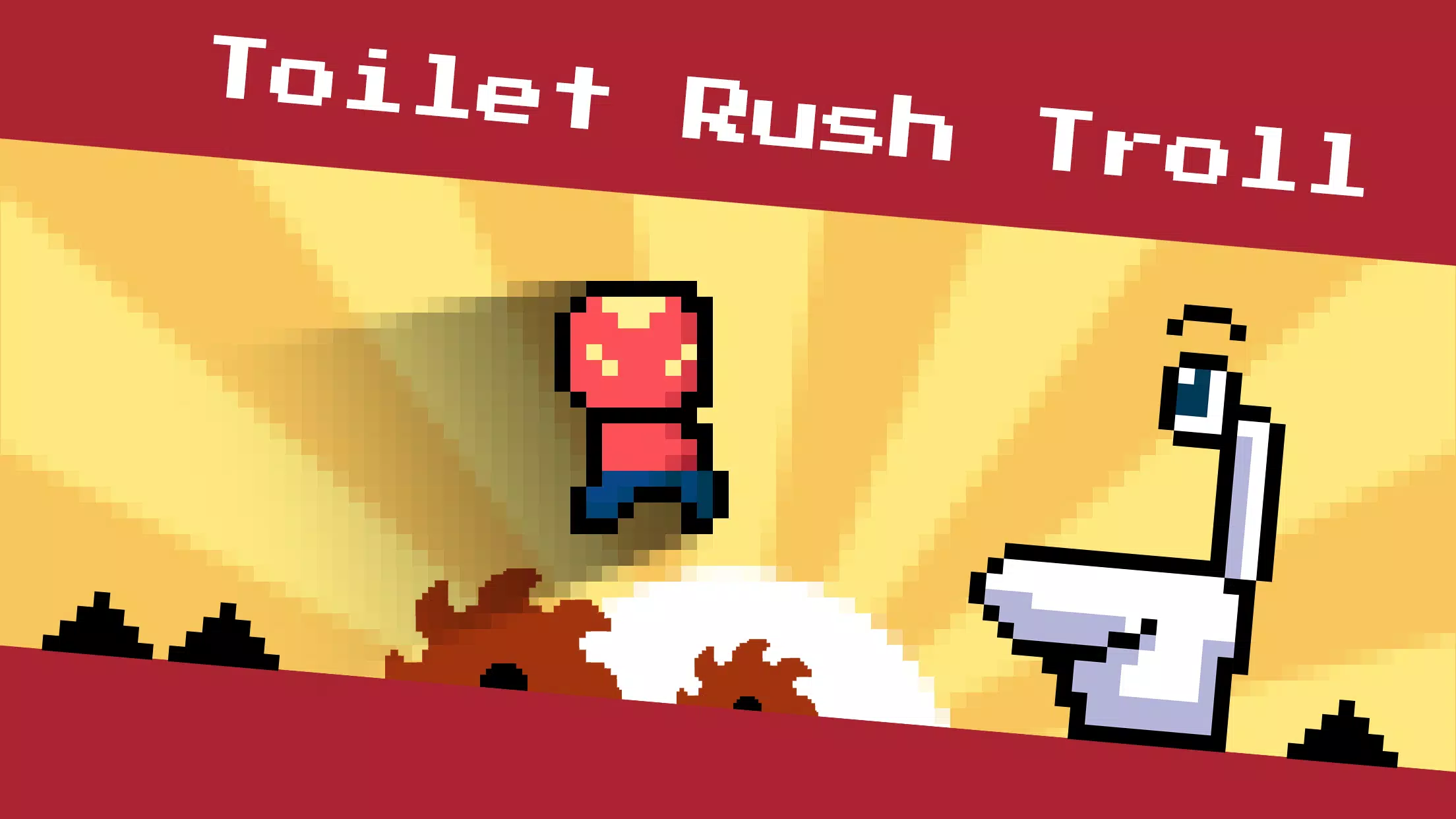 Toilet Rush Troll Captura de pantalla 0