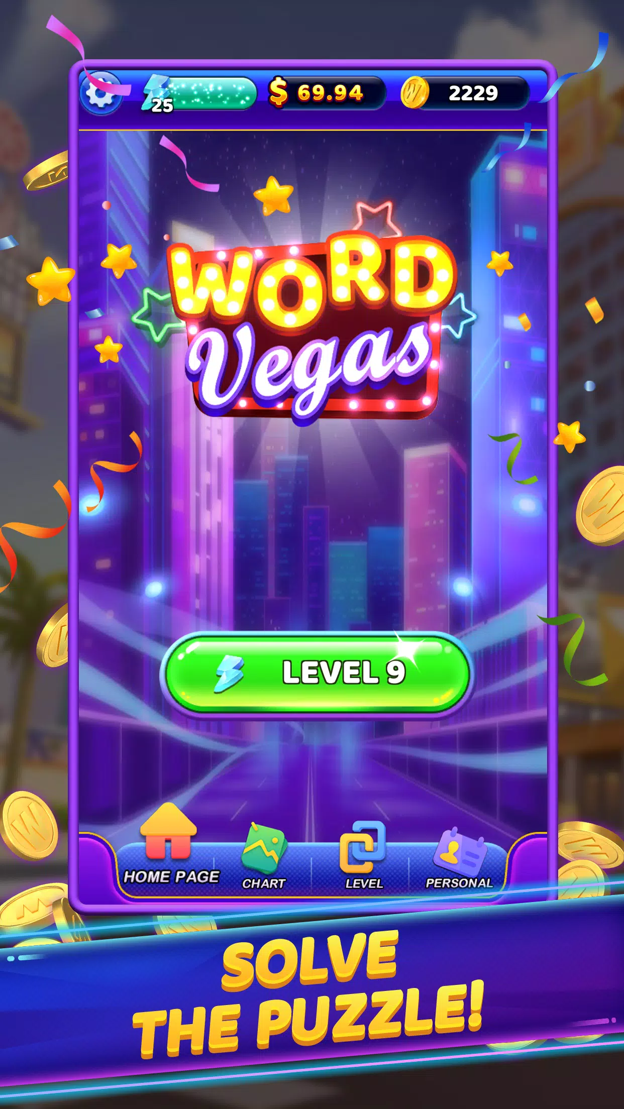 Word Vegas Capture d'écran 0