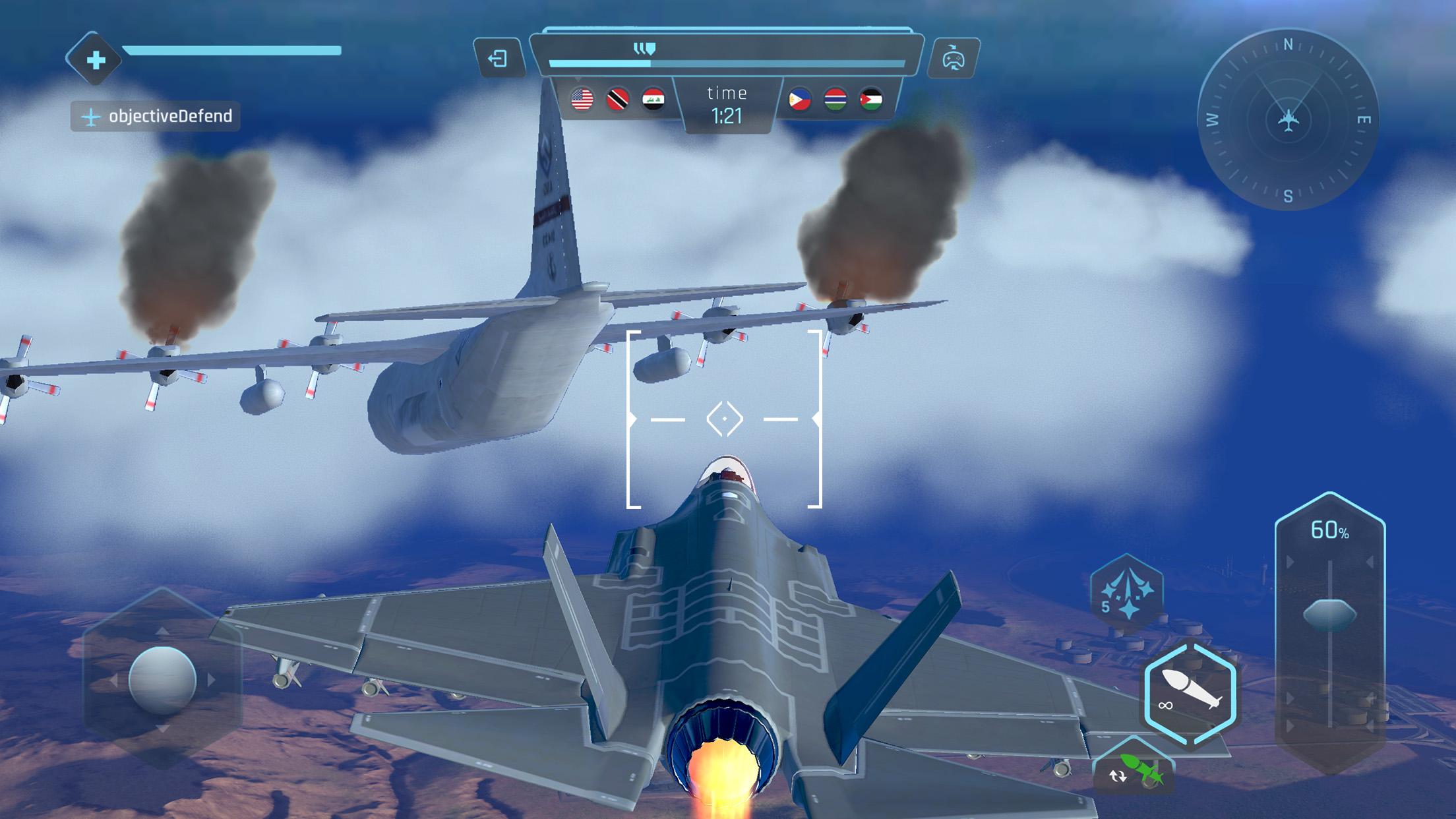 Sky Warriors: Airplane Games Screenshot 3