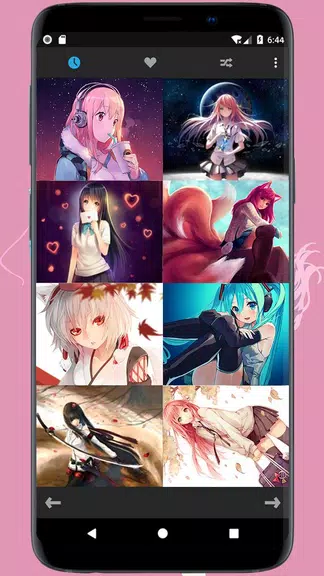 Beauty Anime Girls Wallpapers ဖန်သားပြင်ဓာတ်ပုံ 0