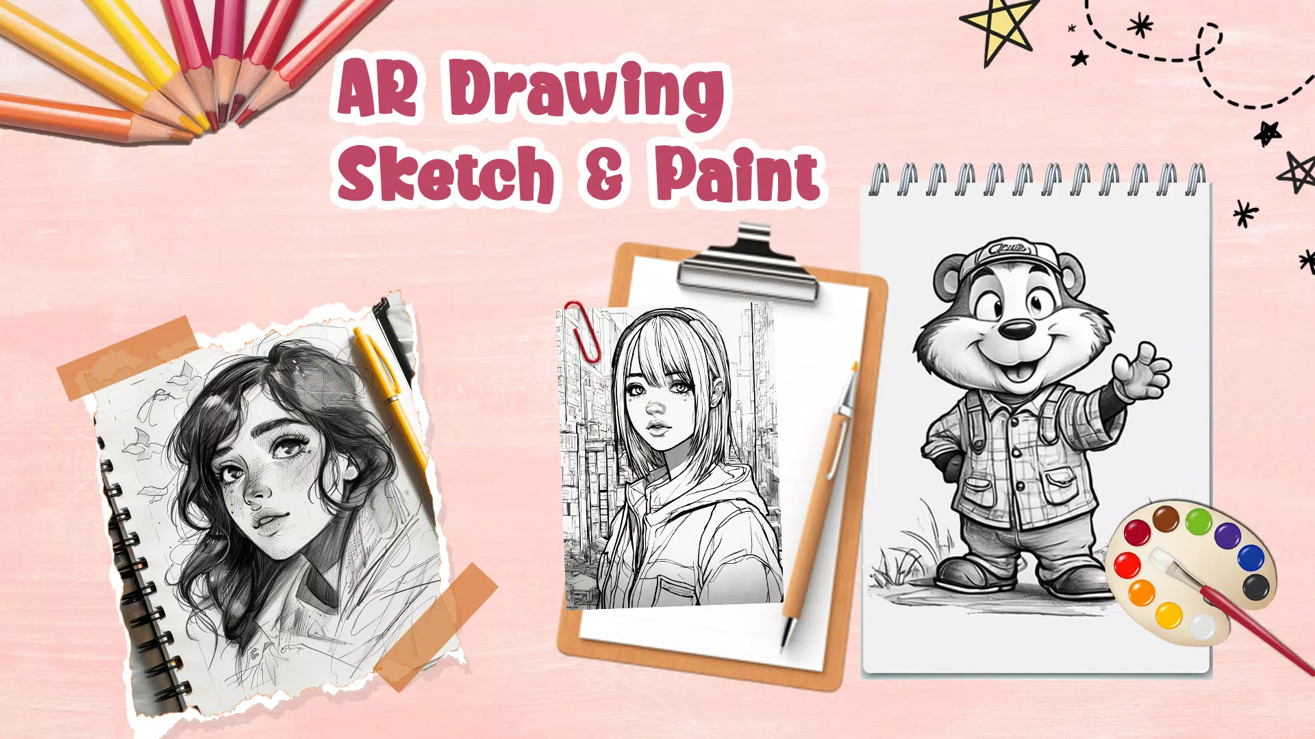 Draw Anime: AR Drawing Sketch应用截图第0张