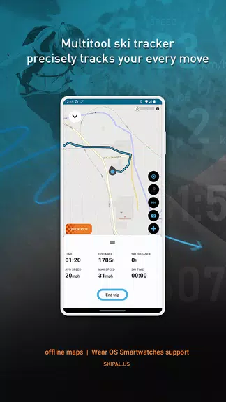 SkiPal - Accurate Ski Tracks 스크린샷 0