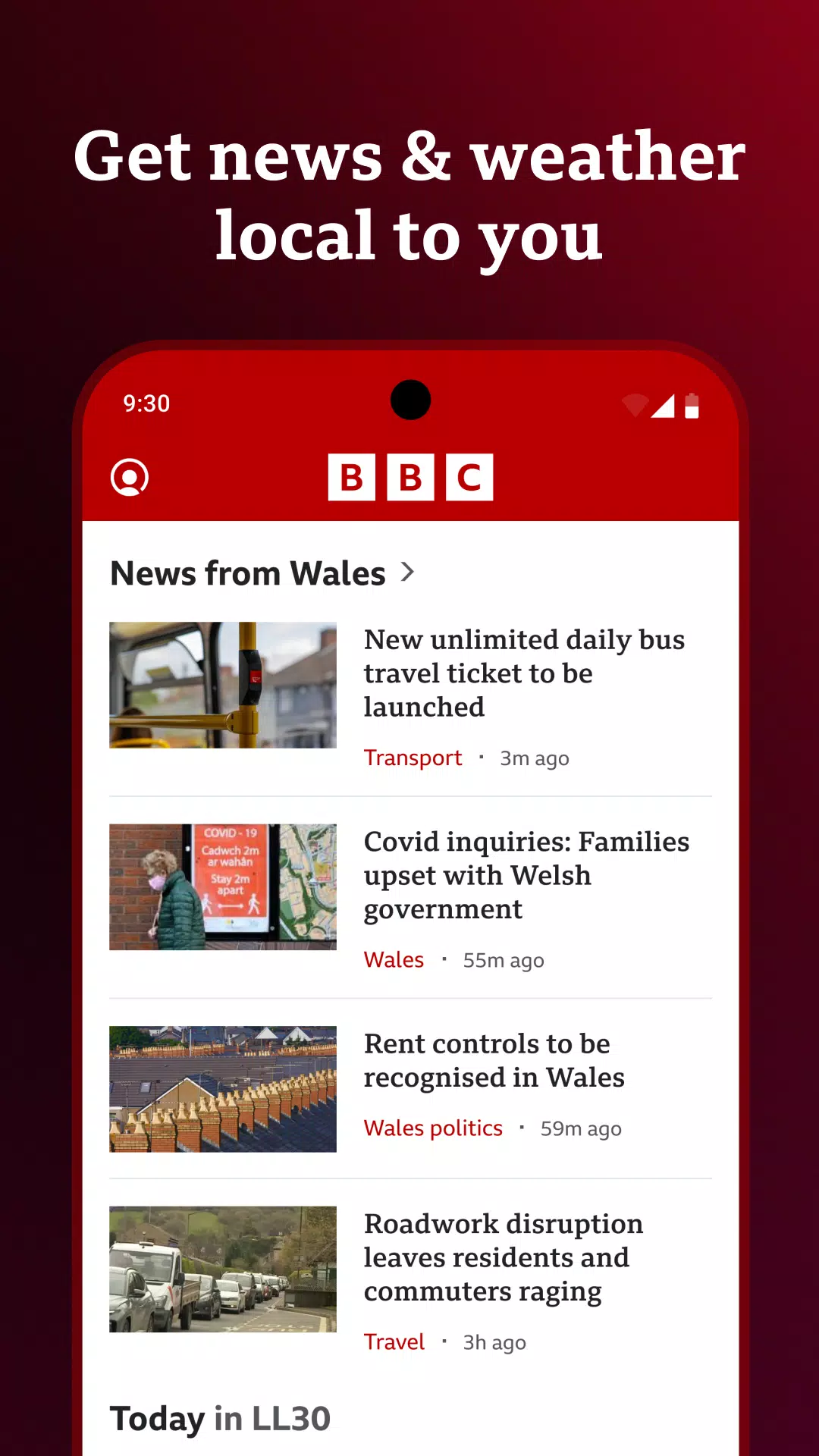 Schermata BBC News 3