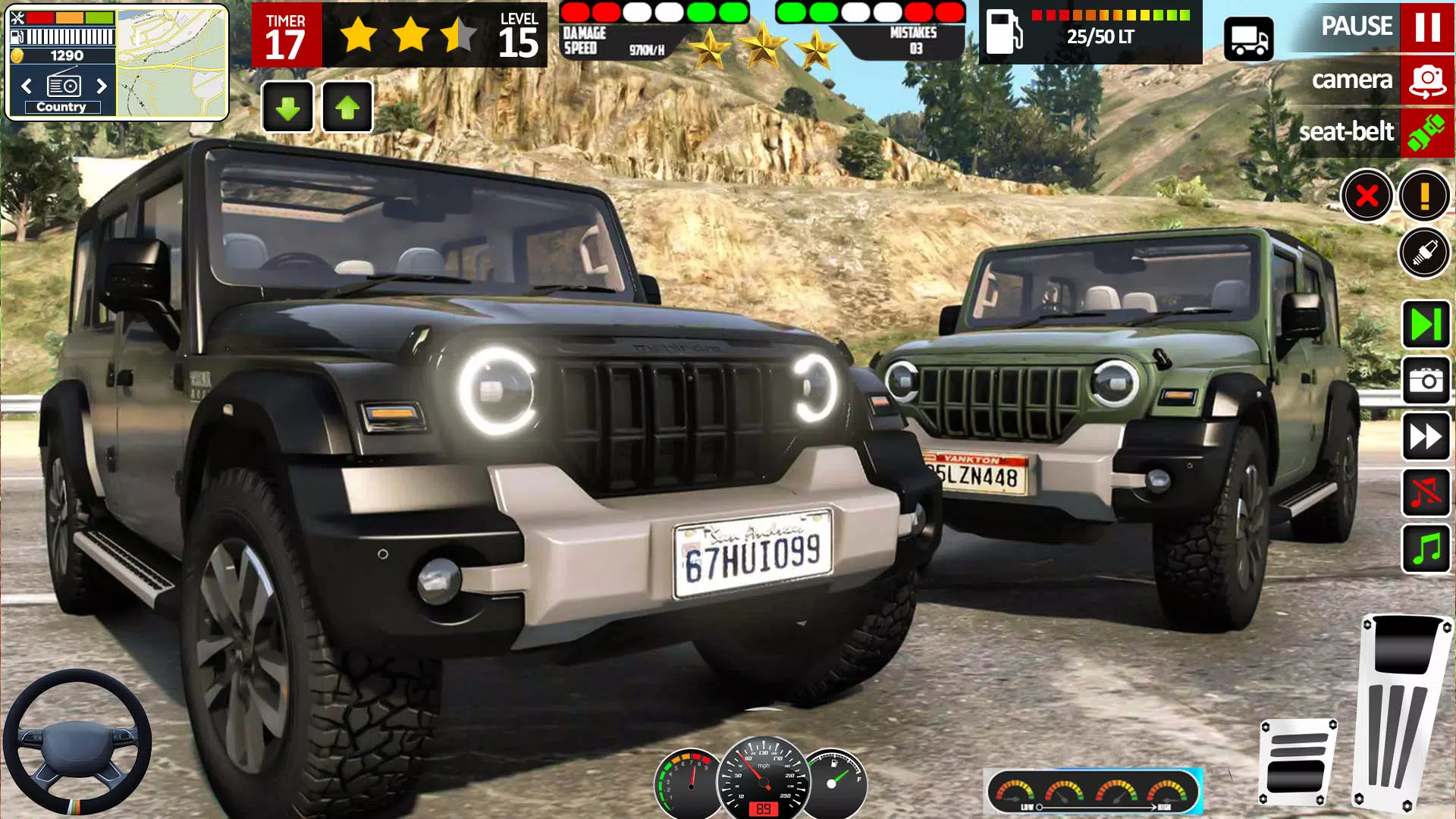 Offroad Jeep Game Simulator 3d スクリーンショット 2