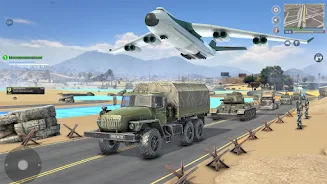 Army Vehicle Cargo: Truck Game Captura de pantalla 1