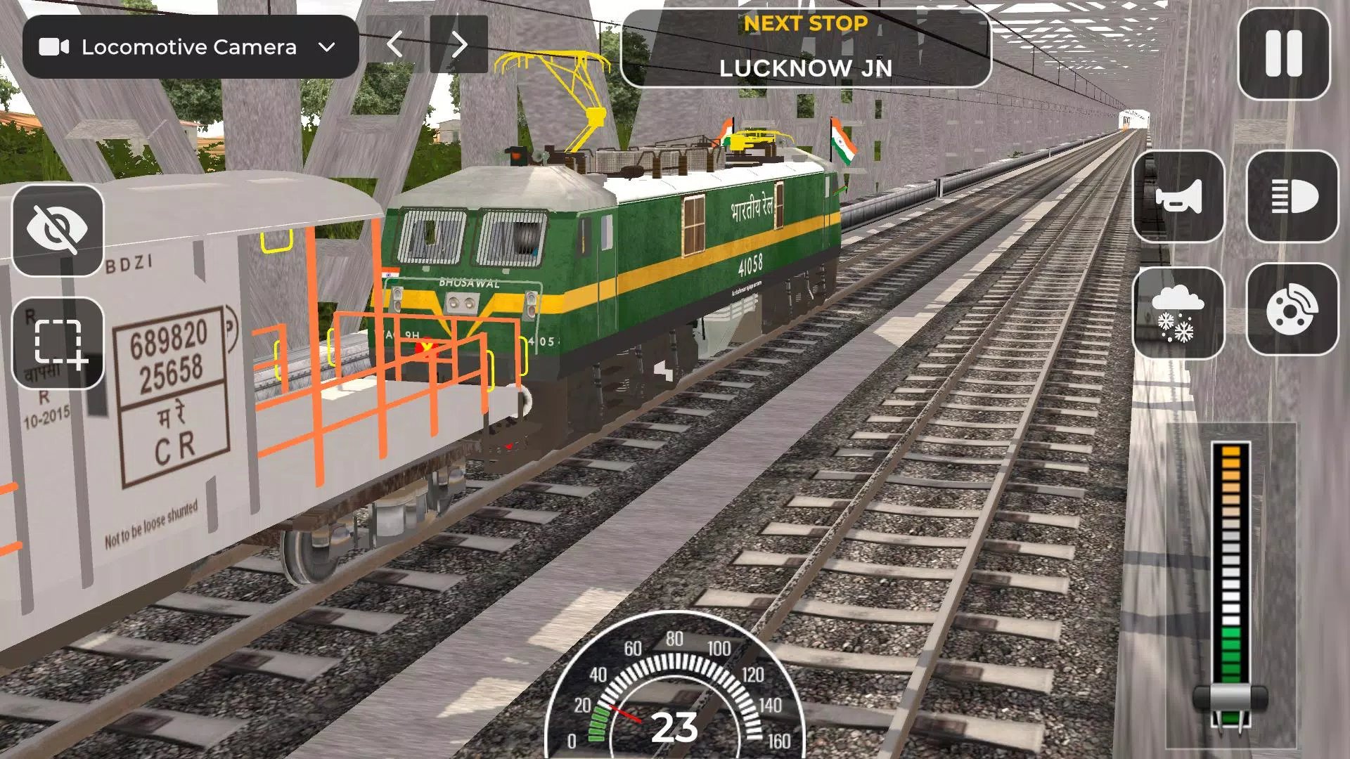 Indian Railway Train Simulator Ảnh chụp màn hình 0