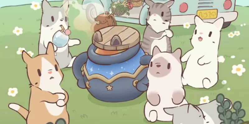 Mga Pusa at Sopas: Ang Magic Recipe ay isang bagong tatak ng spin-off ng hit casual cat collector, paparating na