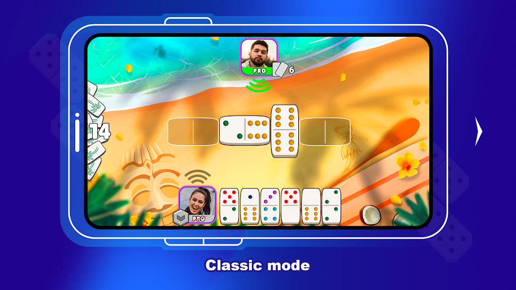 Classic domino - Domino's game Captura de pantalla 0