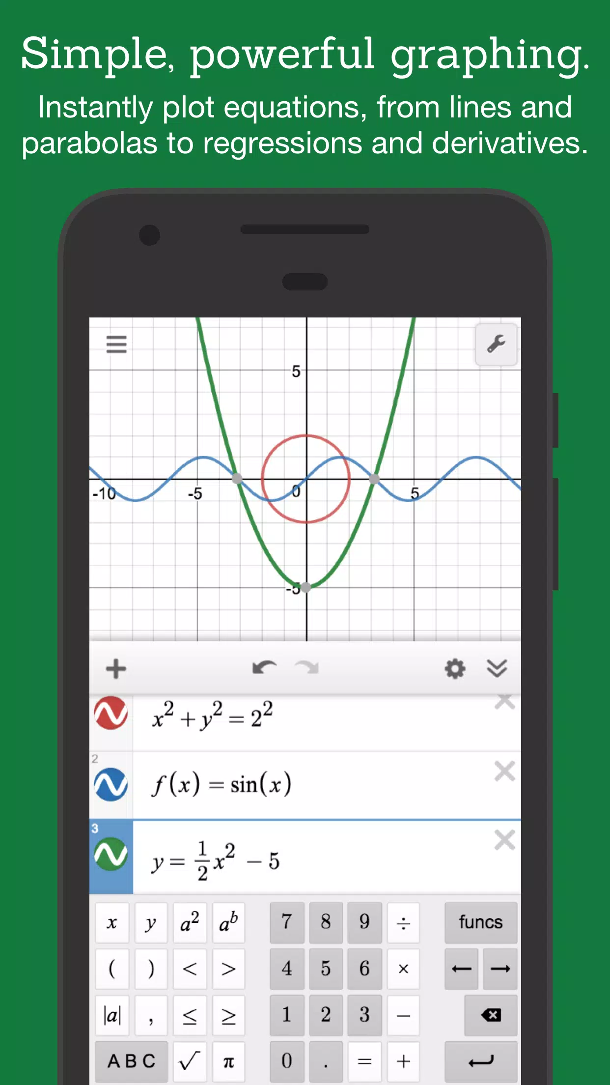 Desmos Zrzut ekranu 0