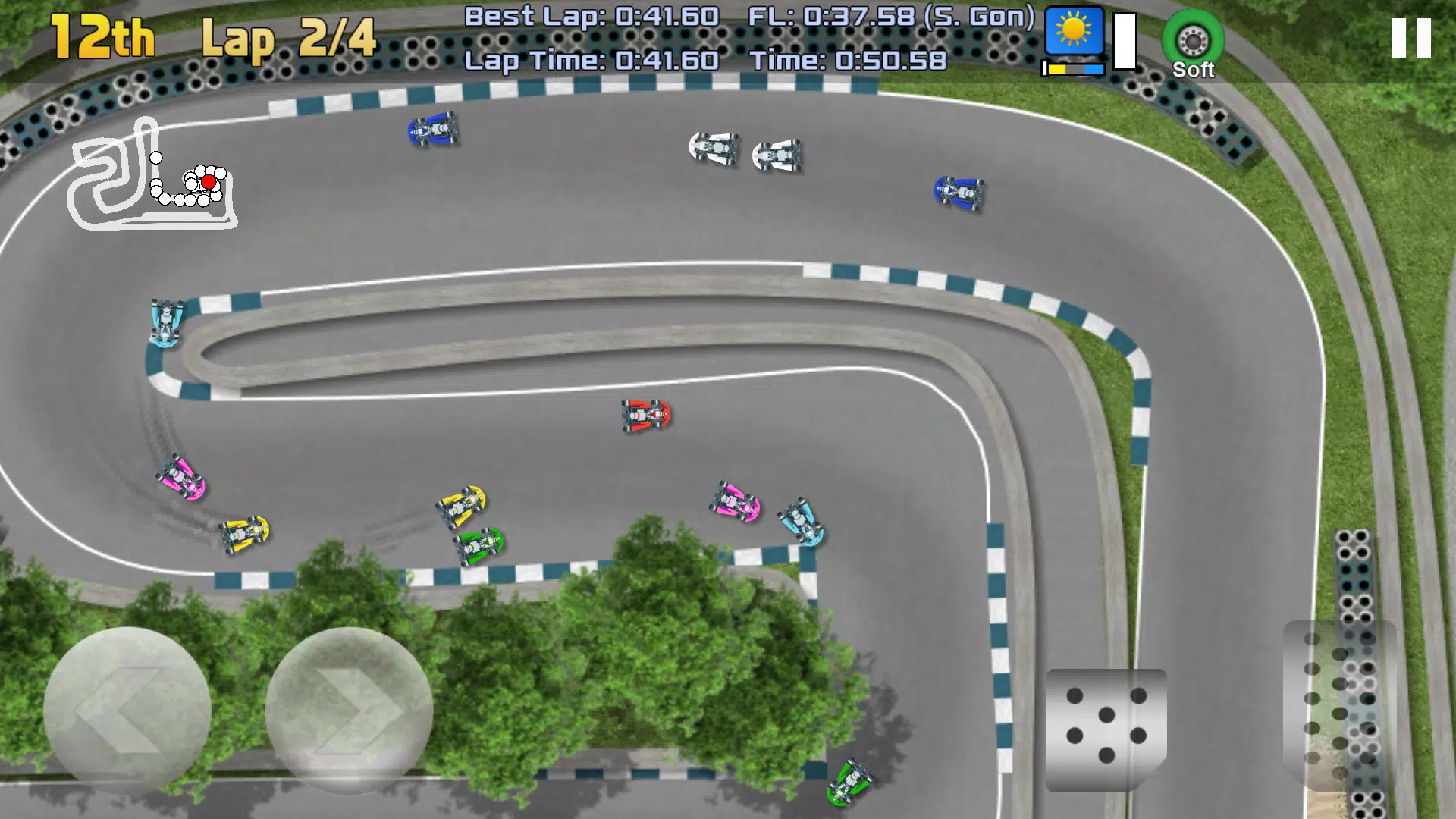 Ultimate Racing 2D 2! Tangkapan skrin 2