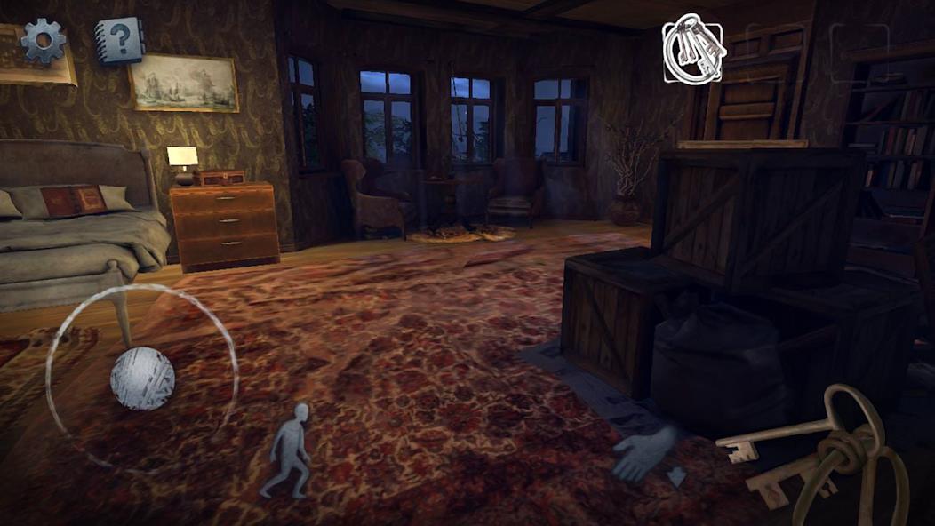 Scary Mansion: Horror Game 3D Mod Schermafbeelding 2