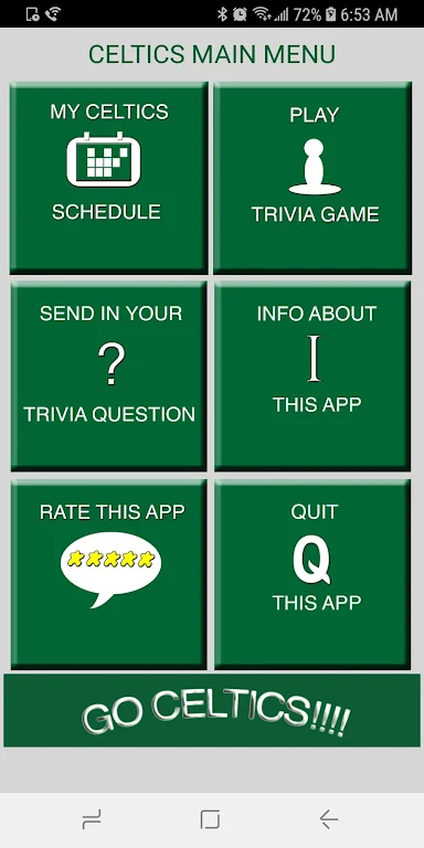Trivia & Schedule Celtics fans Captura de pantalla 0