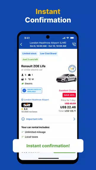 EconomyBookings Car Rental ဖန်သားပြင်ဓာတ်ပုံ 2